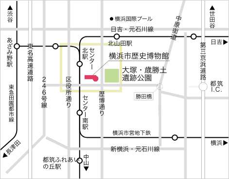 横浜市歴史博物館　地図01